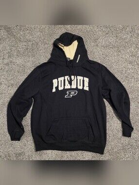 Purdue Black Pullover Hoodie 2XL